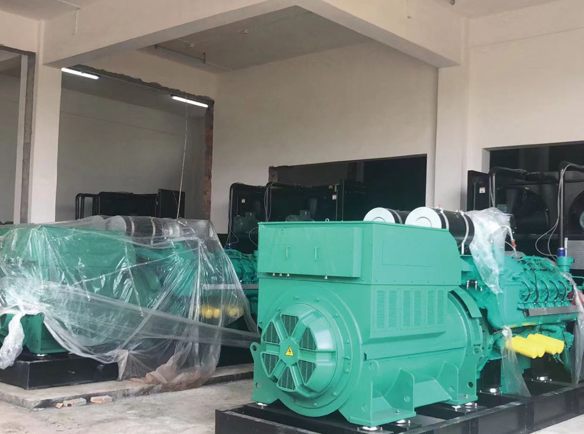 Data Cloud Project in Hunan Province  -3×1800KW/10.5KV HV alternators