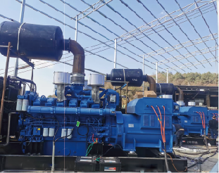 Coal Mine Power Generation Project Coupled with Yuchai Engines  in Guizhou Province -3X1300KW/10.5KV HV alternators