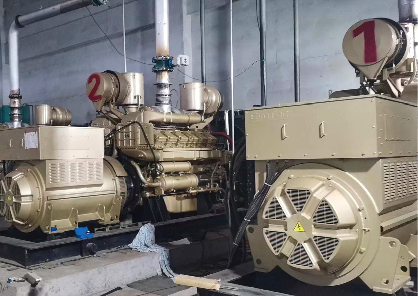 Gas Power Generation Project of Northwest Natural Gas -3X 900KW/10.5KV 1000RPM 6 pole HV alternators