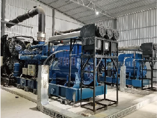 Gas Power Generation Project of PetroChina in Xinjiang Province  -2x1000KW/10.5KV 1000RPM HV generators