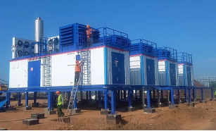 Project Description：8 sets of EVOTEC alternator coupled with Weichai engine were applied in gas power generation project in Nordic region