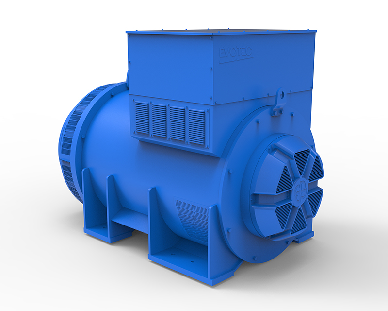 EVO638 High-Voltage Series Generator 3938-6875kVA，3300/15000V，50/60Hz，4/6/8/10Pole，gas turbine generator