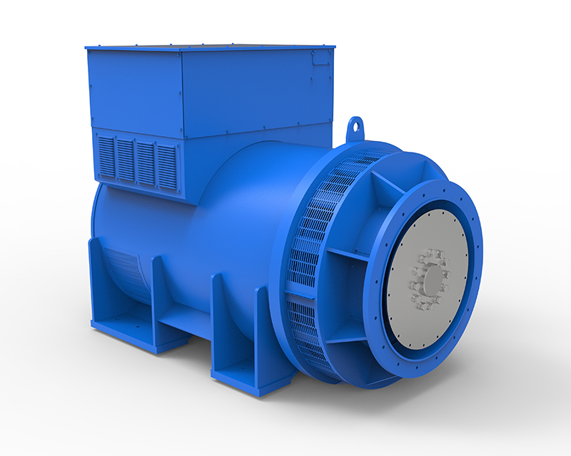 EVO638 High-Voltage Series Generator 3938-6875kVA，3300/15000V，50/60Hz，4/6/8/10Pole，gas turbine generator